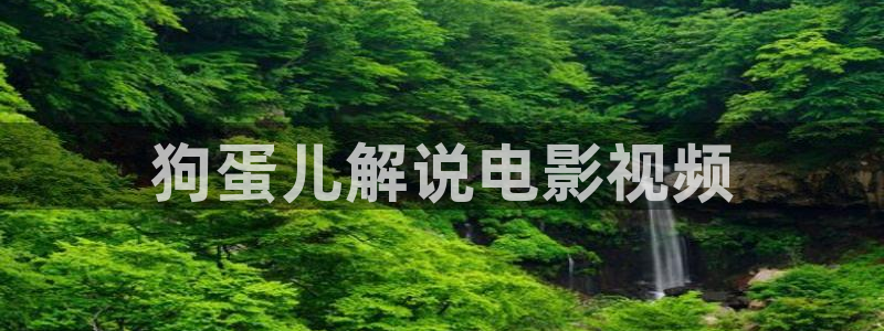 美女午夜大片 视频：狗蛋儿解说电影视频